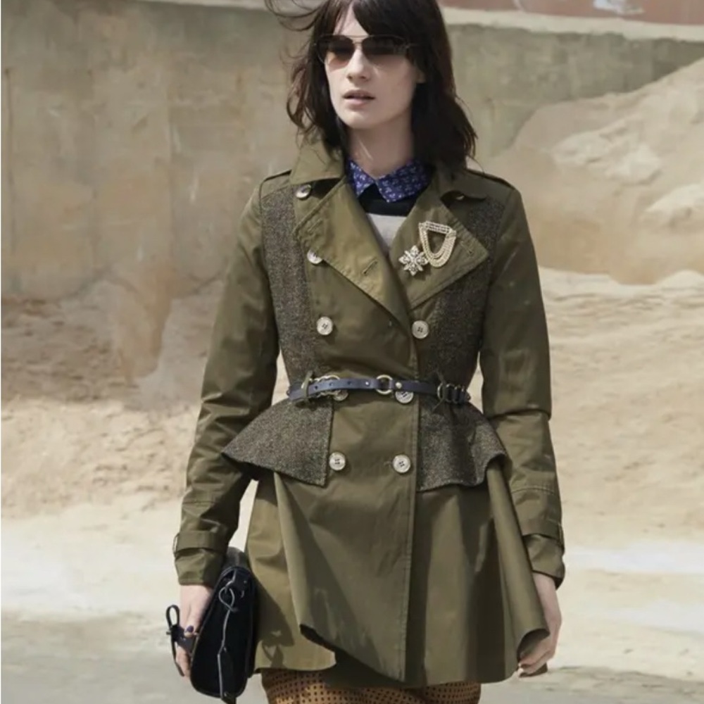 Steve Madden Khaki Trench Coat with Belt